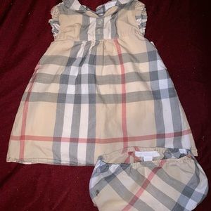 Girl 6 months Burberry outfit!